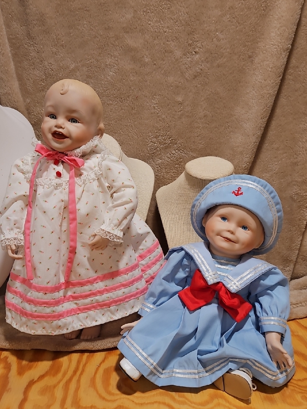 Two Yolanda Belle Dolls. One Cute Sallor, One Cute Doll In A Gown